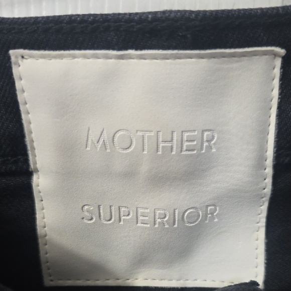 MOTHER Black Straight Leg Jeans - Picture 10 of 12